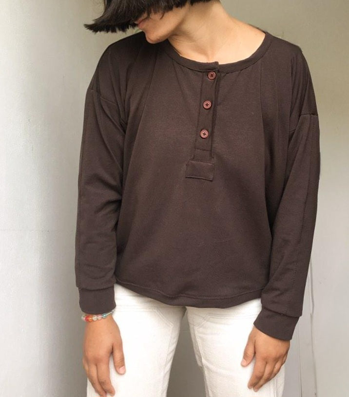 Aster Henley // A Zero Waste PDF Sewing Pattern