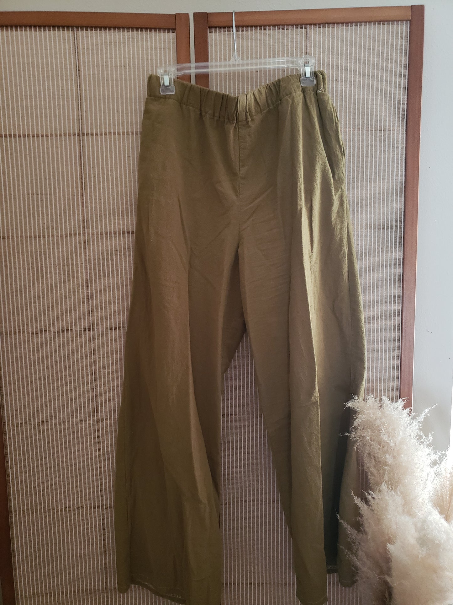 Ochre Iris Tiered Dress and Pant Set
