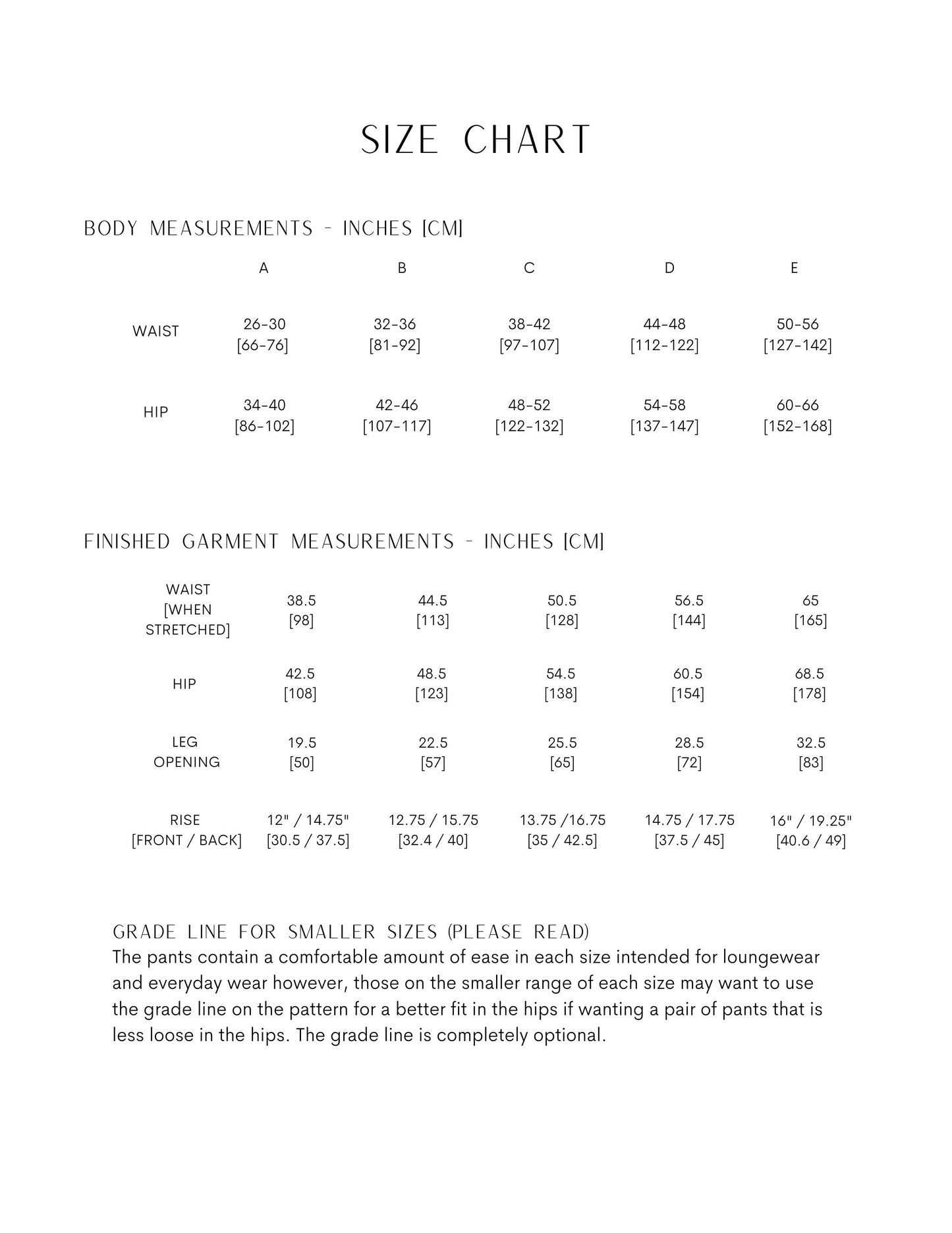 Umbra Pants PDF Sewing Pattern