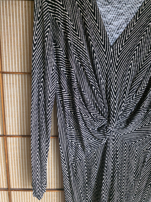 Black Chevron Eilidh Dress