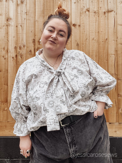 Iris Blouse & Dress // A Zero Waste PDF Sewing Pattern